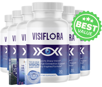 VisiFlora 6 bottles — 180-day supply